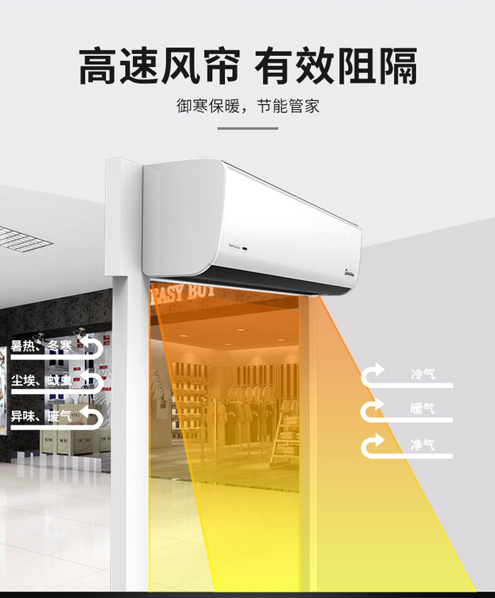 高速風(fēng)簾，有效阻隔