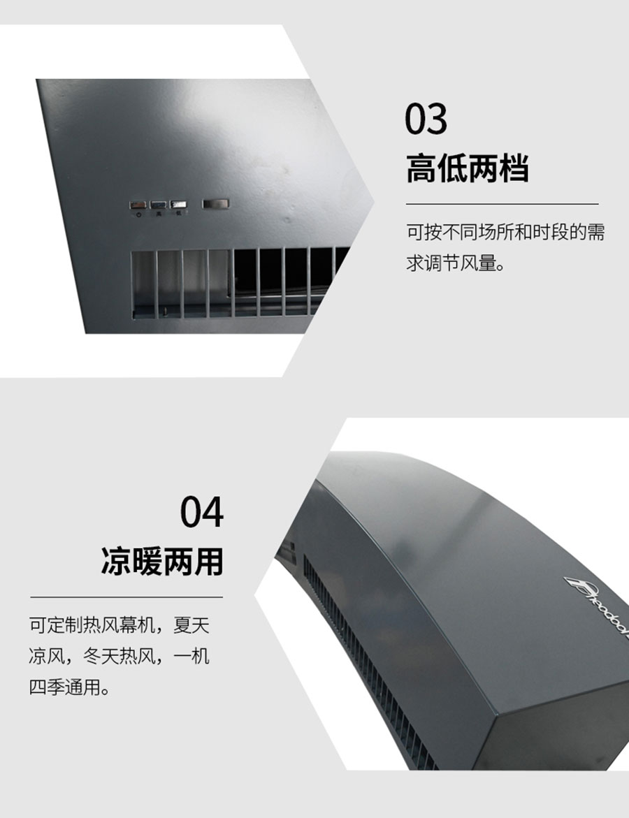 弧形風(fēng)幕機