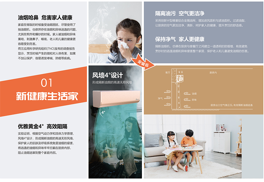 隔斷油煙機，新健康生活家