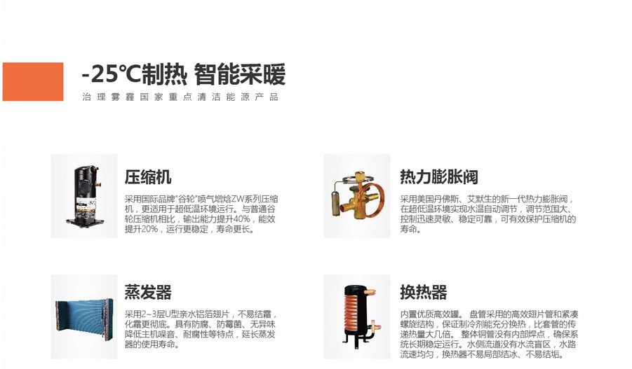 -25℃制熱，智能采暖